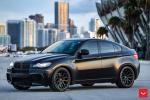 BMW X6 M Matte Black on Vossen Wheels (HF-2) 2019 года
